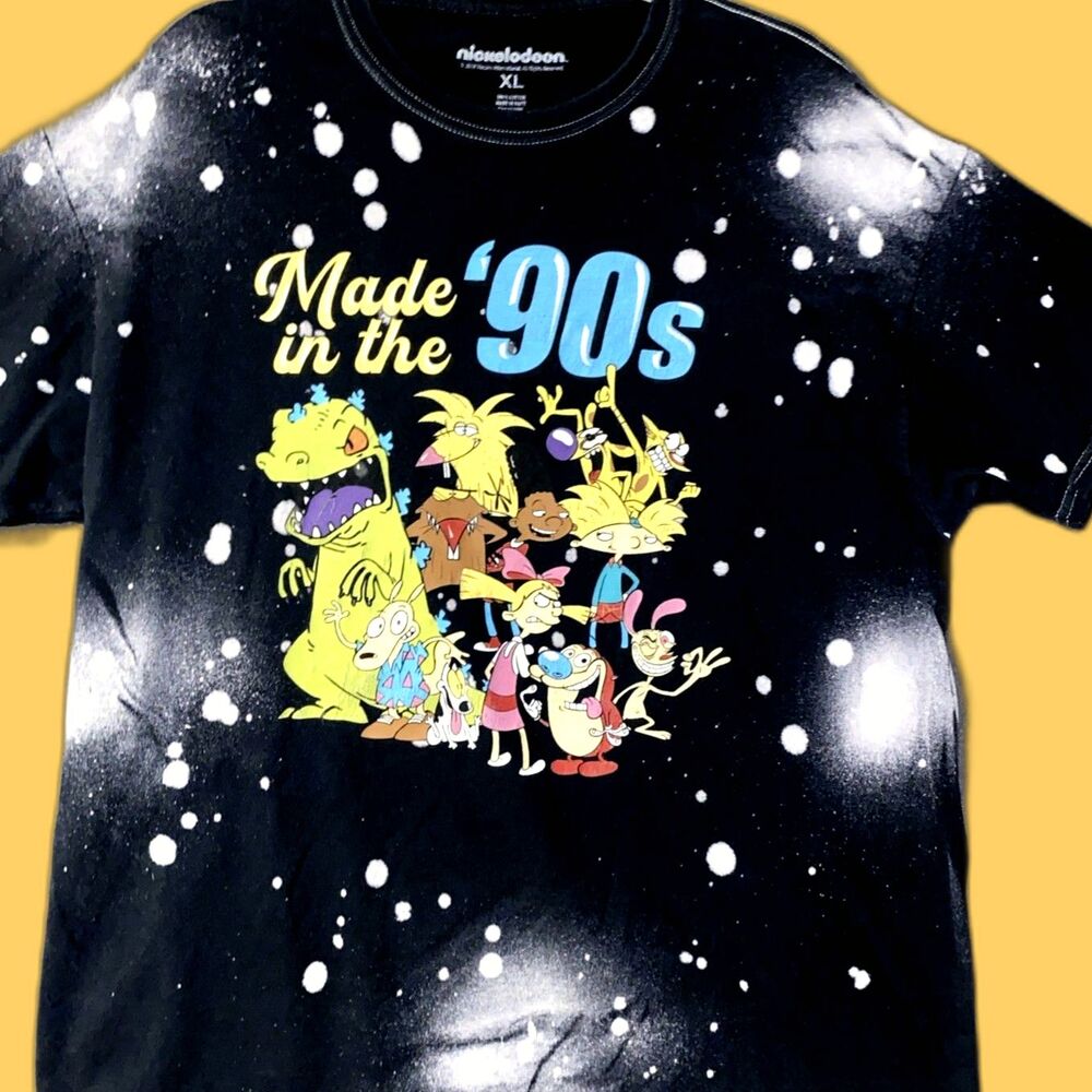 Nickelodeon Made in The 90’s Graphic Tee Cartoon Shirt XL
